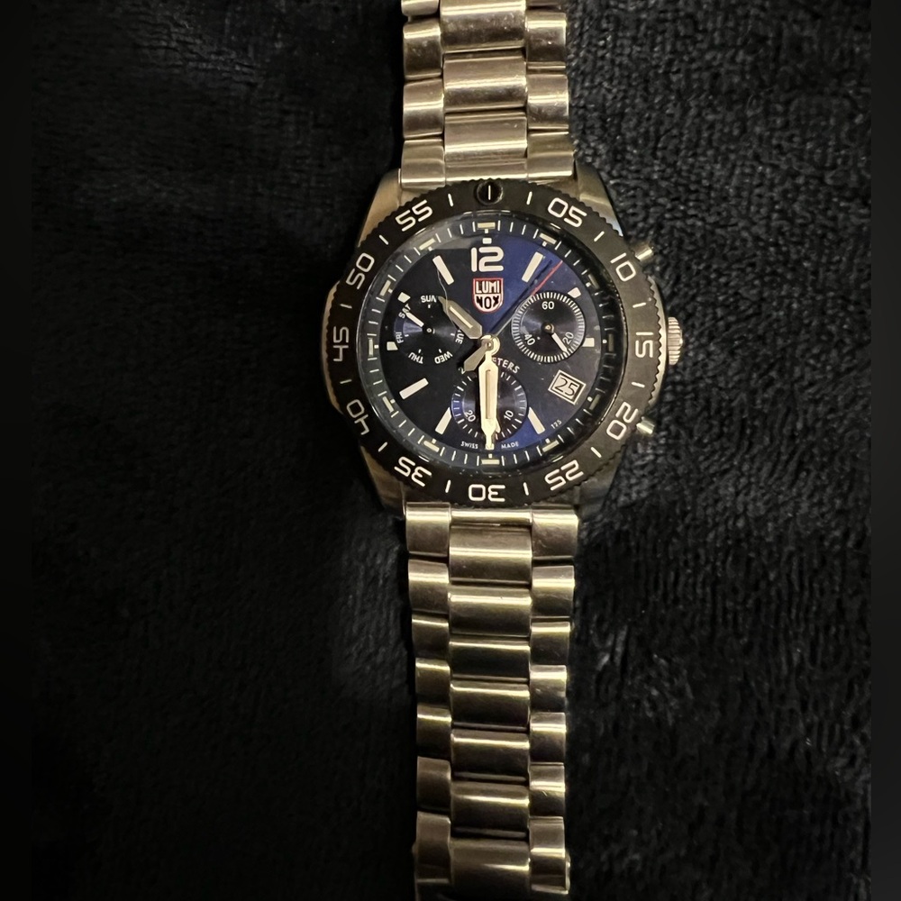 Luminox 3143 Unisex Adults Black And Blue Watch - XS3143